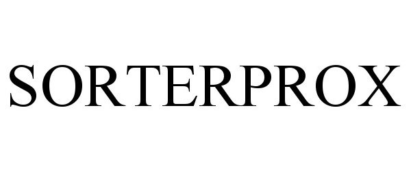 Trademark Logo SORTERPROX