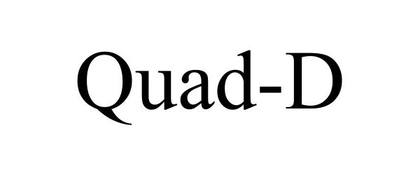 Trademark Logo QUAD-D