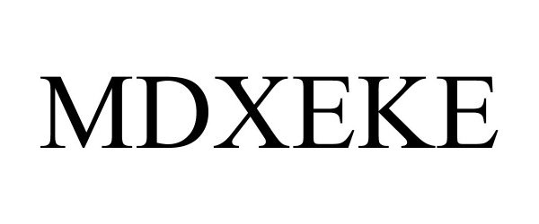 Trademark Logo MDXEKE
