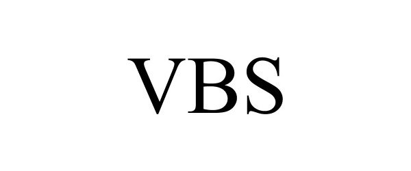 Trademark Logo VBS
