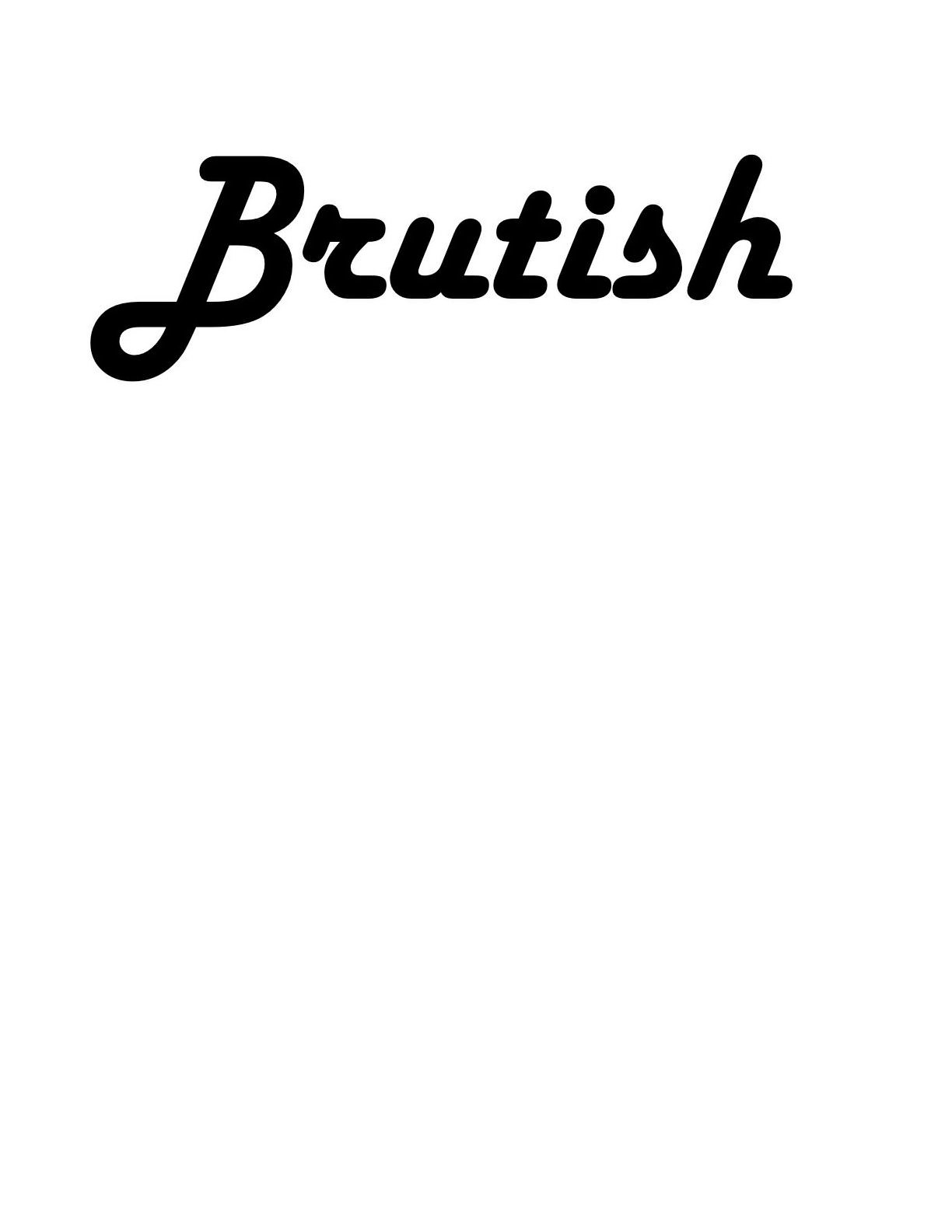 Trademark Logo BRUTISH