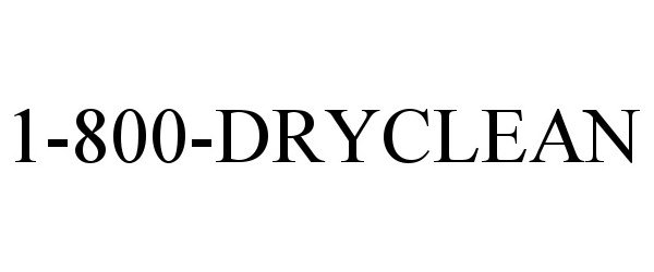 Trademark Logo 1-800-DRYCLEAN