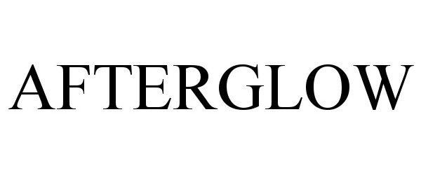 Trademark Logo AFTERGLOW