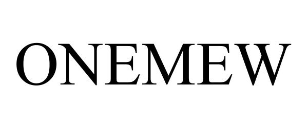 Trademark Logo ONEMEW