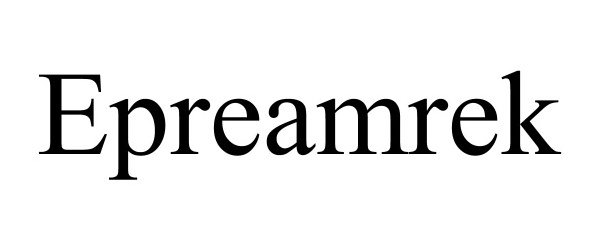 Trademark Logo EPREAMREK