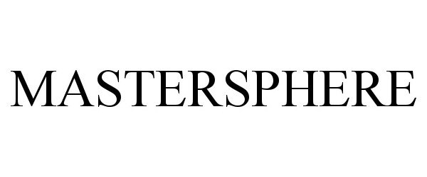 Trademark Logo MASTERSPHERE