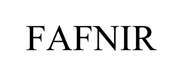 Trademark Logo FAFNIR