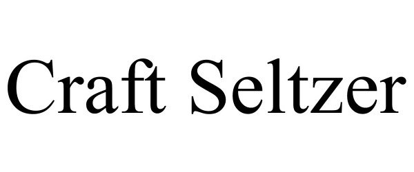 Trademark Logo CRAFT SELTZER