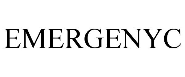 Trademark Logo EMERGENYC