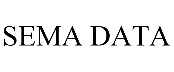 Trademark Logo SEMA DATA