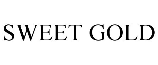 Trademark Logo SWEET GOLD