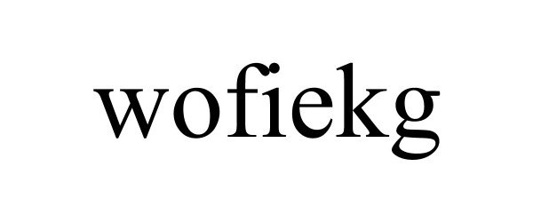Trademark Logo WOFIEKG
