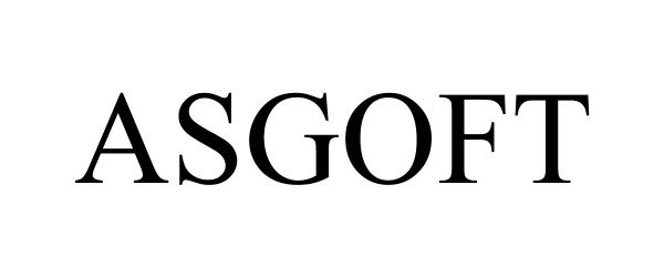 Trademark Logo ASGOFT