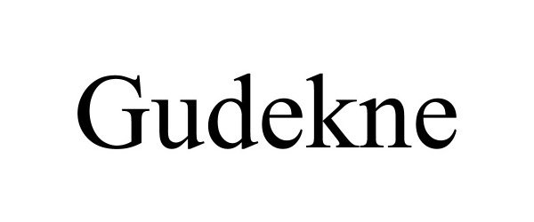 Trademark Logo GUDEKNE