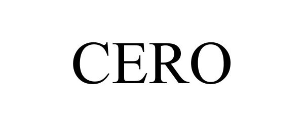 Trademark Logo CERO