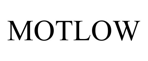 Trademark Logo MOTLOW
