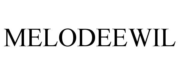 Trademark Logo MELODEEWIL