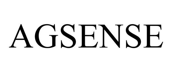 Trademark Logo AGSENSE