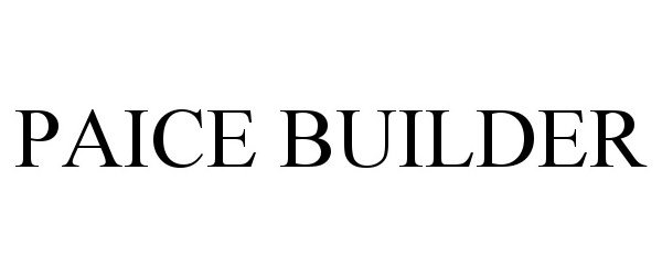  PAICE BUILDER