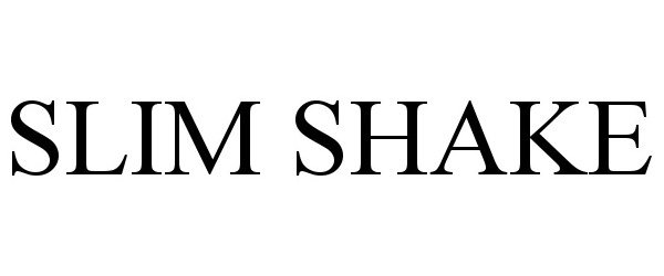 Trademark Logo SLIM SHAKE
