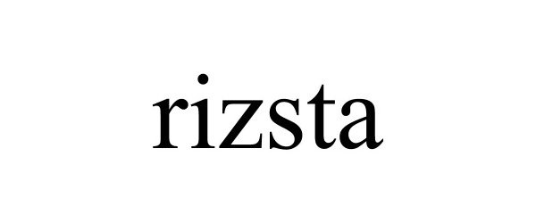 Trademark Logo RIZSTA