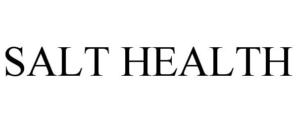 Trademark Logo SALT HEALTH