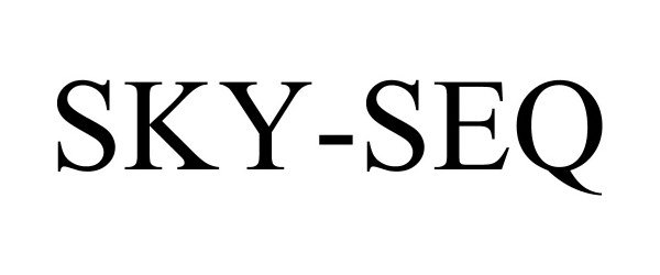 Trademark Logo SKY-SEQ