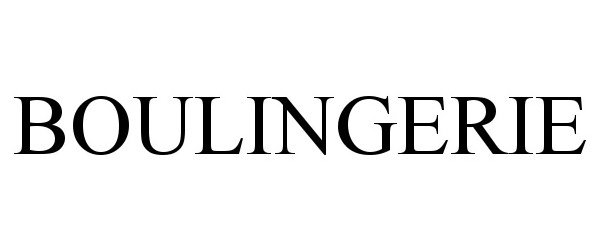 Trademark Logo BOULINGERIE