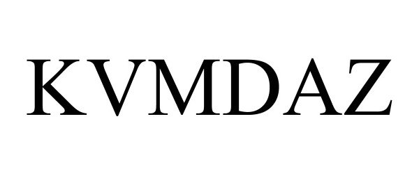 Trademark Logo KVMDAZ