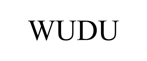 Trademark Logo WUDU