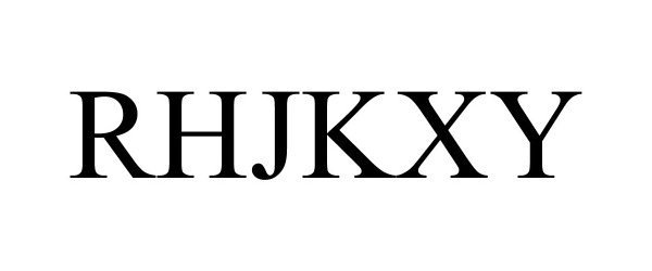 Trademark Logo RHJKXY