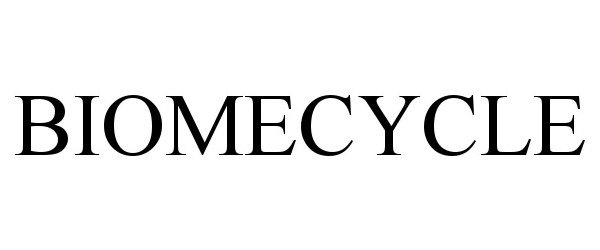 Trademark Logo BIOMECYCLE