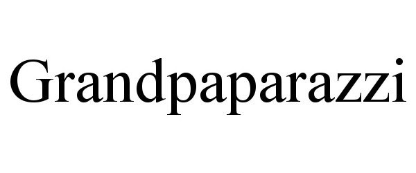 Trademark Logo GRANDPAPARAZZI