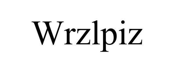 Trademark Logo WRZLPIZ