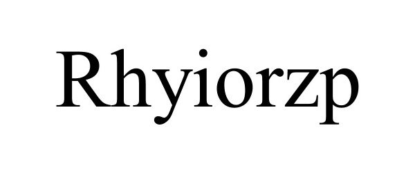 Trademark Logo RHYIORZP