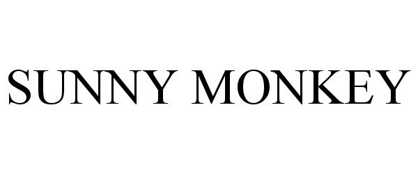 Trademark Logo SUNNY MONKEY