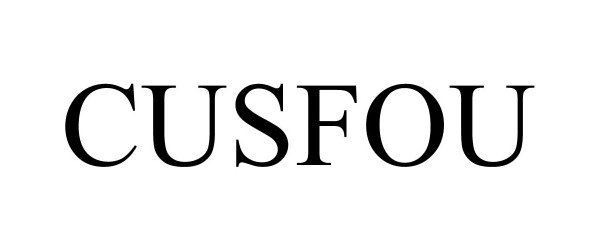 Trademark Logo CUSFOU