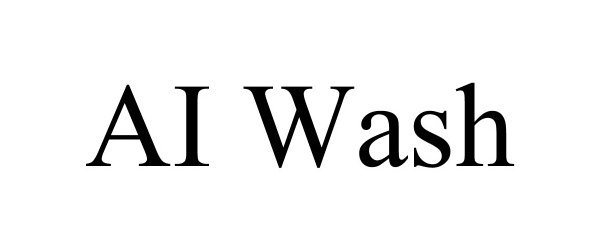 Trademark Logo AI WASH