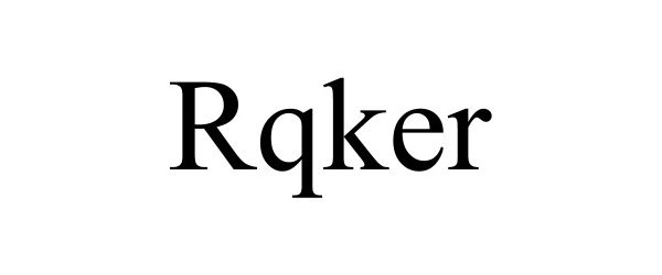 Trademark Logo RQKER