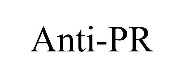 Trademark Logo ANTI-PR