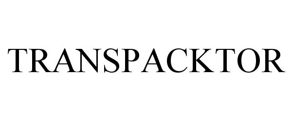 Trademark Logo TRANSPACKTOR