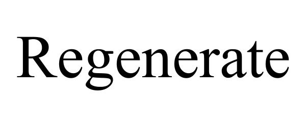 Trademark Logo REGENERATE