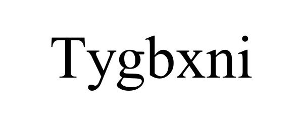 Trademark Logo TYGBXNI