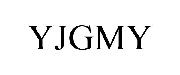 Trademark Logo YJGMY