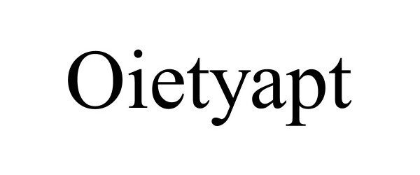 Trademark Logo OIETYAPT
