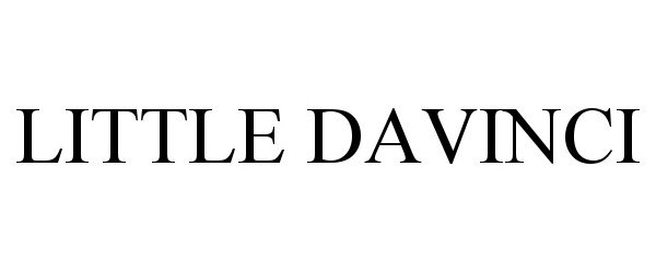Trademark Logo LITTLE DAVINCI