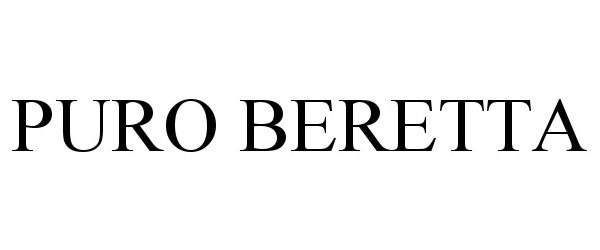 Trademark Logo PURO BERETTA