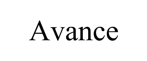 Trademark Logo AVANCE