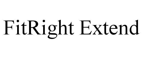 Trademark Logo FITRIGHT EXTEND