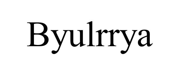 Trademark Logo BYULRRYA